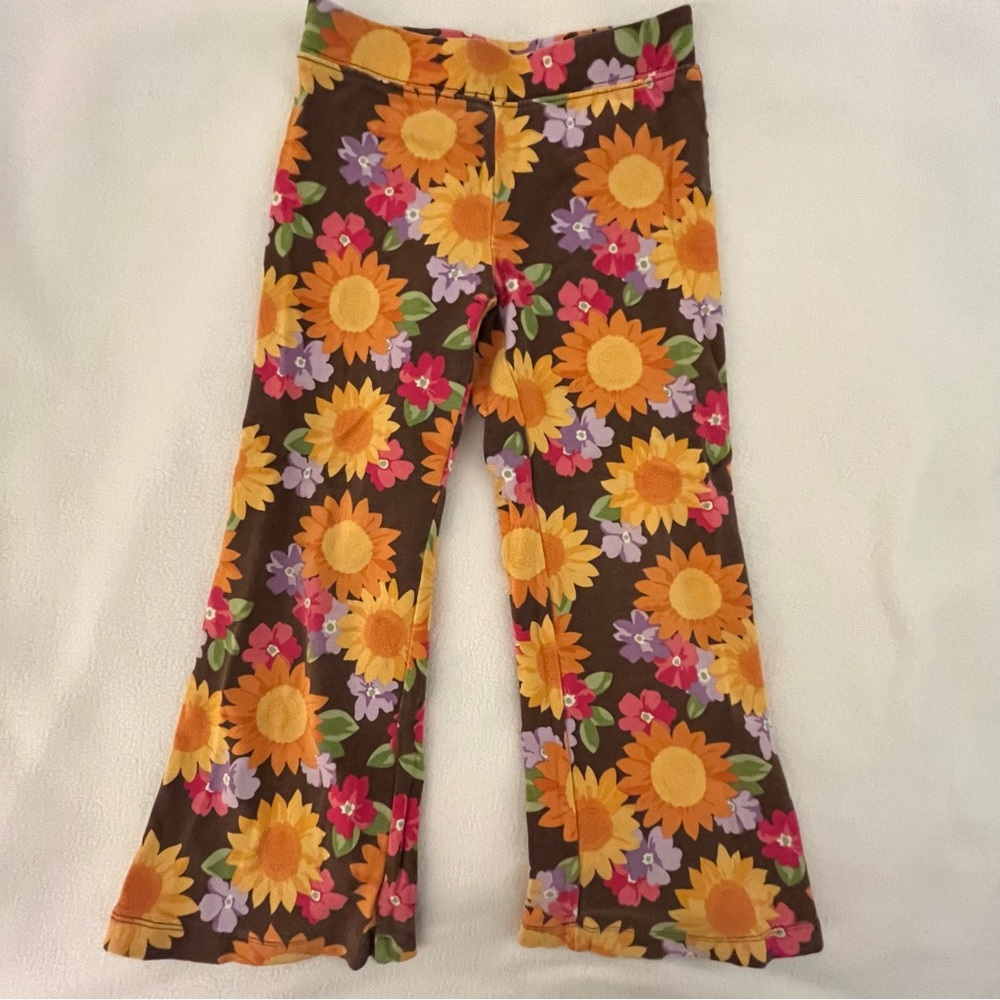 Gymboree Sunflower Smiles Wide Leggings